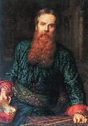 William Holman Hunt Selfportrait oil